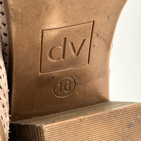 DV by Dolce Vita Taupe Perforated Faux Suede Ankle Booties - Picture 9 of 10